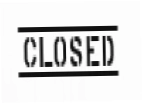 CLOSED