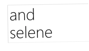 And Selene