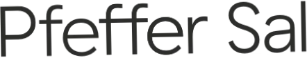 Pfeffer Sal