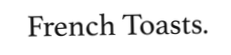 French Toast Clothing