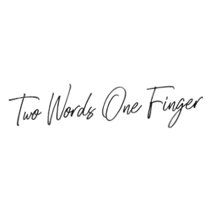 Shoptwowordsonefinger