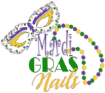 Mardi Gras Nails