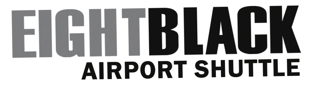 Eight Black Airport Shuttle