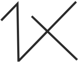 1X