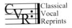 Classical Vocal Reprints