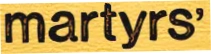 Martyrs Chicago
