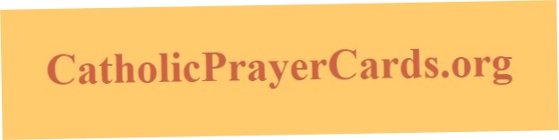 Catholic Prayer Cards