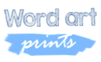 word art prints