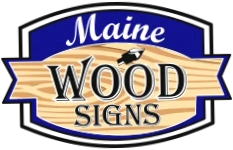 Maine Wood Signs