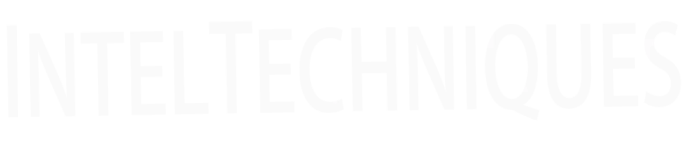 Inteltechniques