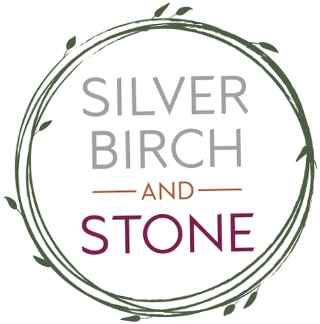 Silver Birch And Stone