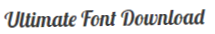 Ultimate Font Download