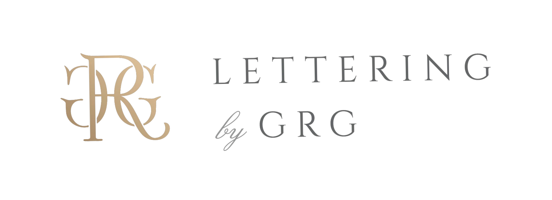 LETTERING BY GRG