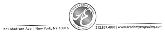Academy Engraving