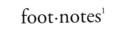 Footnotes Paper