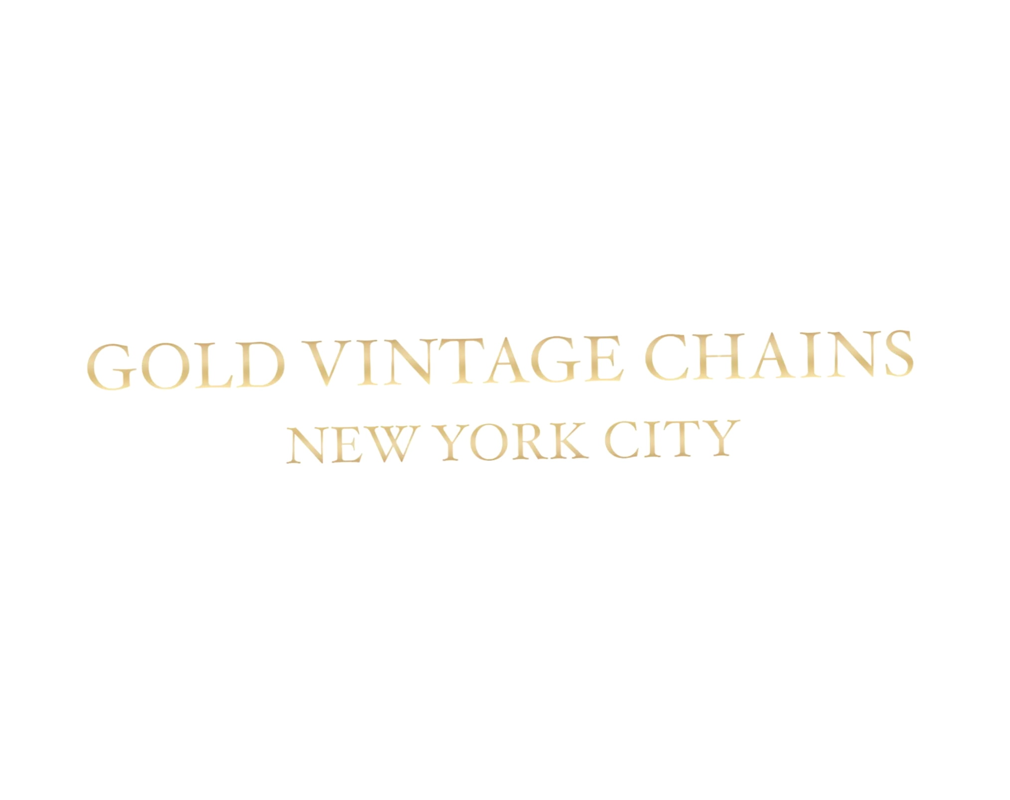 Gold Vintage Chains