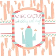 Aztec Cactus Embroidery