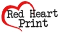 Red Heart Print