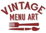 Vintage Menu Art