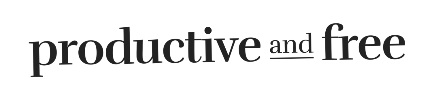 Productive and Free